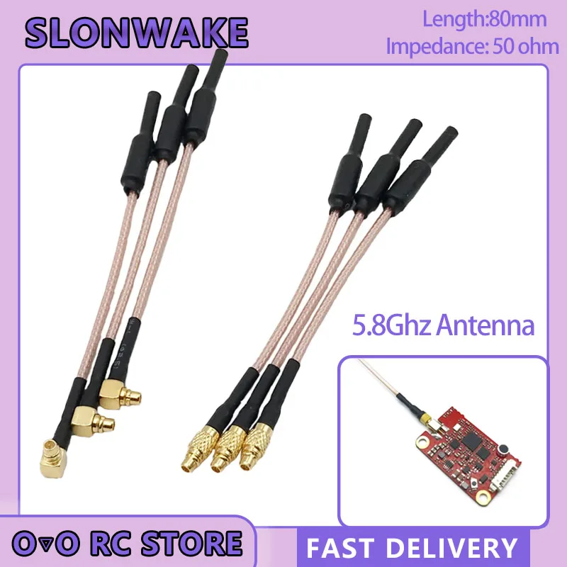 3PCS 5.8GHz 2.15dBi L-Mount Linear Antenna Set with MMCX Connector 80° & 90° Angles for FPV Transmitter
3PCS 5.8GHz 2.15dBi L-Mount Linear Antenna Set with MMCX Connector 80° & 90° Angles for FPV Transmitter