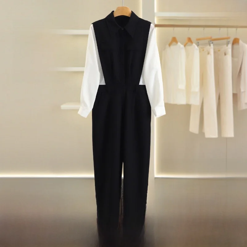 Женские повседневные брюки с отложным воротником на одной пуговице, утягивающие, с цветовыми блоками, с высокой талией, для офиса, из полиэфирного волокна
Женские повседневные брюки с отложным воротником на одной пуговице, утягивающие, с цветовыми блоками, с высокой талией, для офиса, из полиэфирного волокна