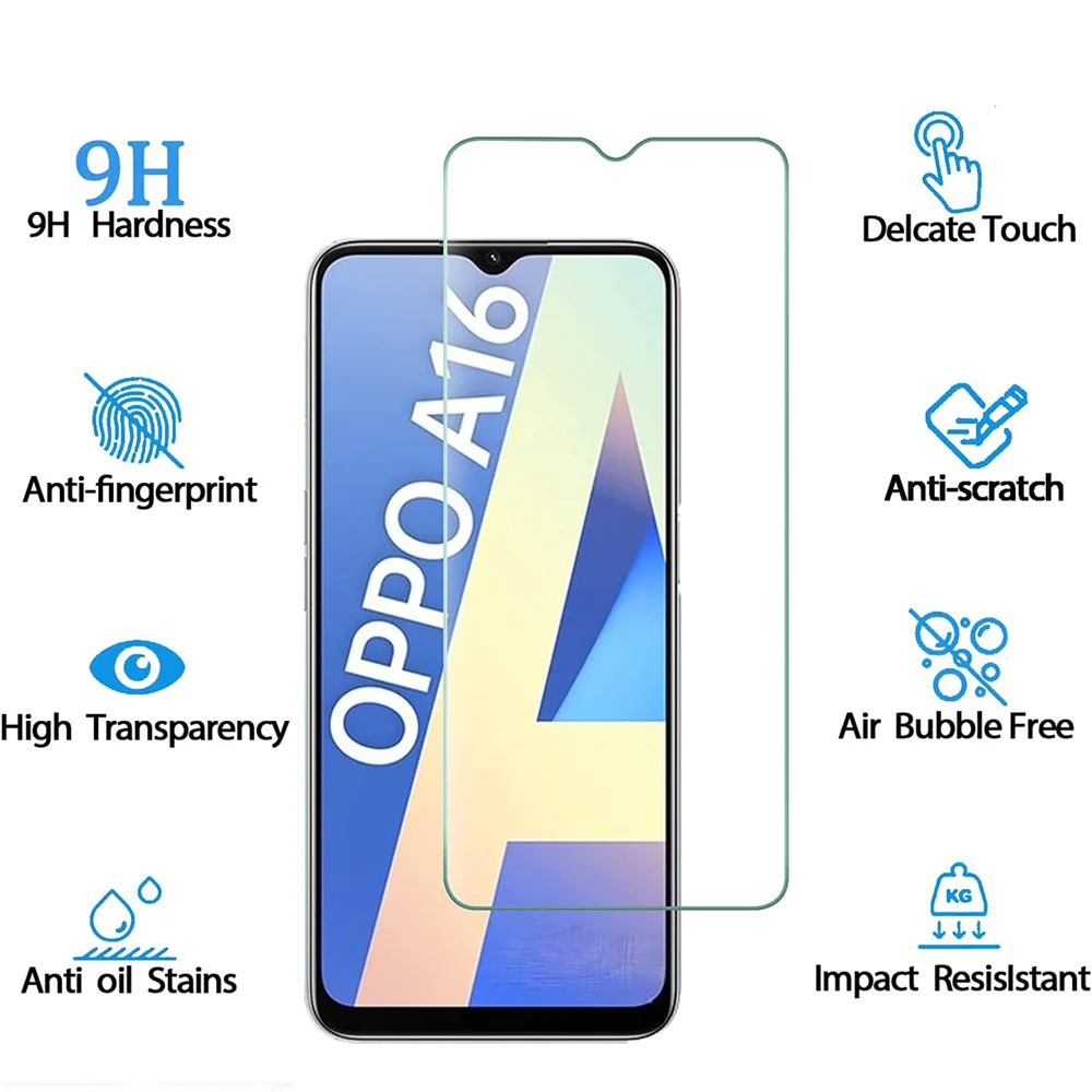 For OPPO A16 Screen Protector Tempered Glass A15 A17K A16E A16K A16S A17 Clear Transparent HD 9H Smooth Anti Fingerprint Scratch
For OPPO A16 Screen Protector Tempered Glass A15 A17K A16E A16K A16S A17 Clear Transparent HD 9H Smooth Anti Fingerprint Scratch