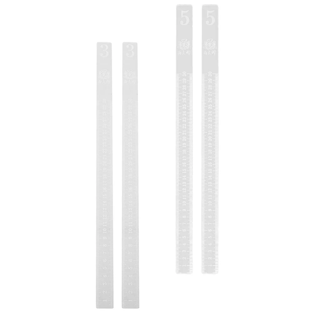 2 Pairs Biscuit Balance Measuring Ruler Roller Leveling Dough Strips Baking Acrylic Making Fondant
2 Pairs Biscuit Balance Measuring Ruler Roller Leveling Dough Strips Baking Acrylic Making Fondant