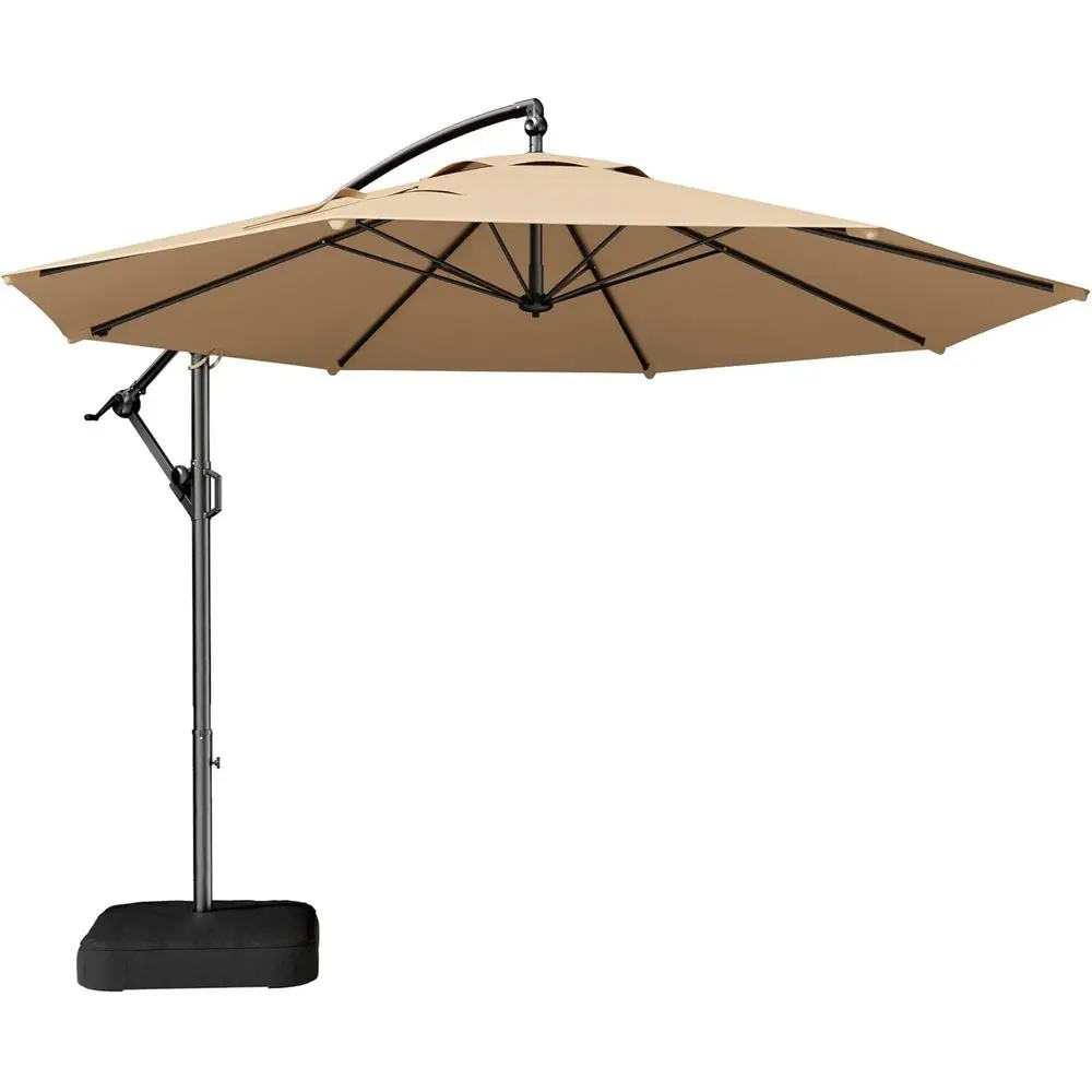 10t Oset Patio Umbrella with Base Included, Cantilever Oset Hanging Patio Outdoor Market Umbrella UP50+ UV Protection with Easy
10t Oset Patio Umbrella with Base Included, Cantilever Oset Hanging Patio Outdoor Market Umbrella UP50+ UV Protection with Easy