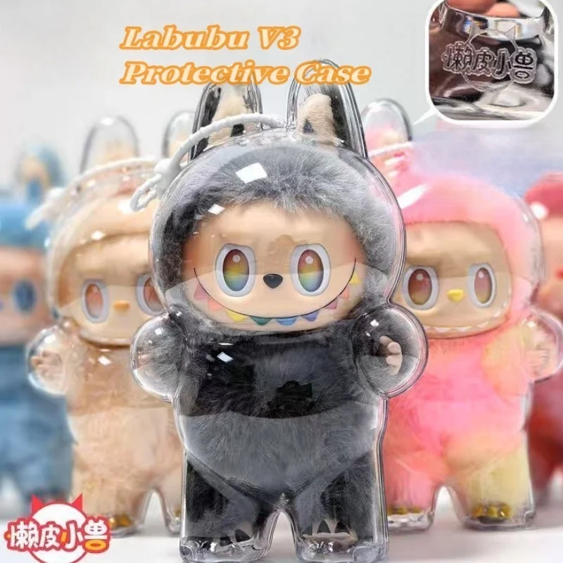 17 см Labubu V3 защитный чехол для хранения, защитный чехол для улицы, прозрачный удобный чехол для куклы, аксессуары для хранения из ПВХ
17 см Labubu V3 защитный чехол для хранения, защитный чехол для улицы, прозрачный удобный чехол для куклы, аксессуары для хранения из ПВХ