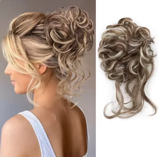 Synthetic Messy Bun Hair for Women Piece Tousled Updo Hair Buns Extension Elastic Hair Band Hair Pieces Curly Hair Bun Scrunchie
Synthetic Messy Bun Hair for Women Piece Tousled Updo Hair Buns Extension Elastic Hair Band Hair Pieces Curly Hair Bun Scrunchie