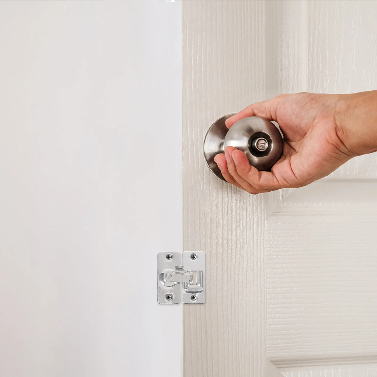 Right Angle Door Latch 90 Degree Stainless Steel Sliding Door Lock for Home Security Cabinet Storage Room Quiet Operation
Right Angle Door Latch 90 Degree Stainless Steel Sliding Door Lock for Home Security Cabinet Storage Room Quiet Operation