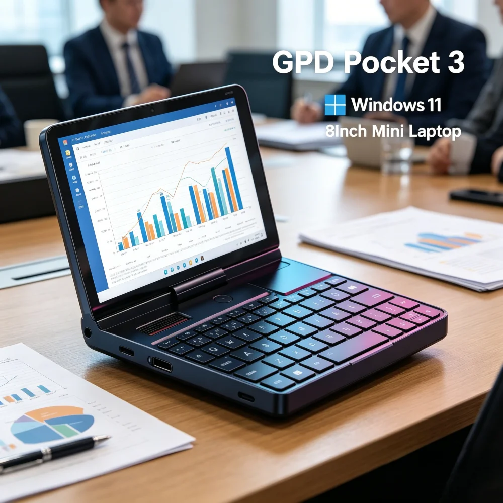 GPD Pocket 3 Convertible Mini Laptop Display 8Inch Intel Gold 7505 Notebook 16GB 512GB SSD Modular Full-featured Handheld
GPD Pocket 3 Convertible Mini Laptop Display 8Inch Intel Gold 7505 Notebook 16GB 512GB SSD Modular Full-featured Handheld