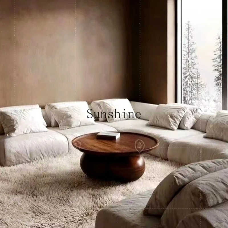 Italian minimalist size apartment living room solid wood coffee table
Italian minimalist size apartment living room solid wood coffee table