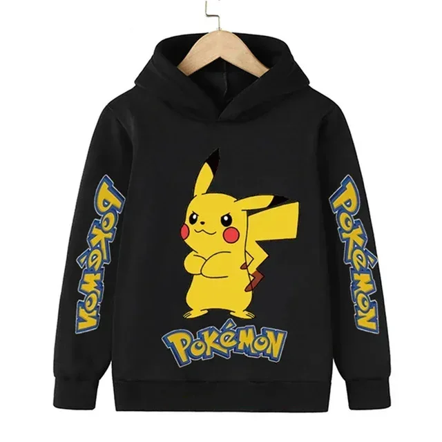 3-12 Years Old Children's Pikachu Hoodie Kids Children's Clothing Autumn Baby Sweater Print Pokemon Girls Pullover Boys
3-12 Years Old Children's Pikachu Hoodie Kids Children's Clothing Autumn Baby Sweater Print Pokemon Girls Pullover Boys