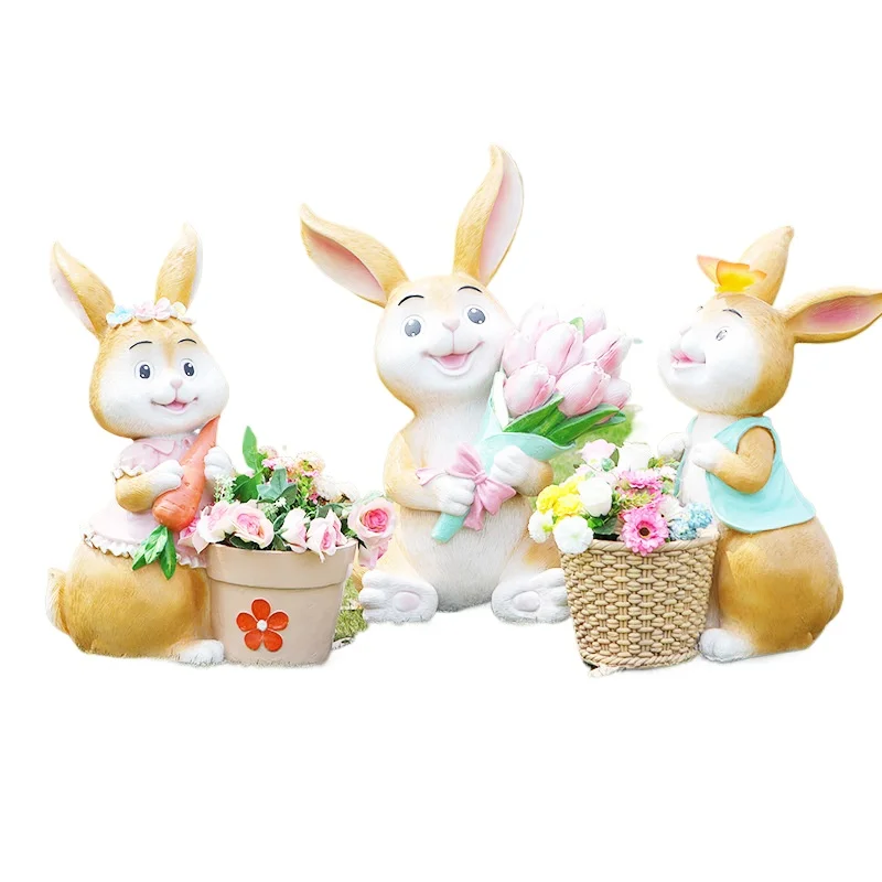 Cartoon rabbit outdoor fiberglass sculpture garden landscape garden courtyard real estate community kindergarten lawn decoration
Cartoon rabbit outdoor fiberglass sculpture garden landscape garden courtyard real estate community kindergarten lawn decoration