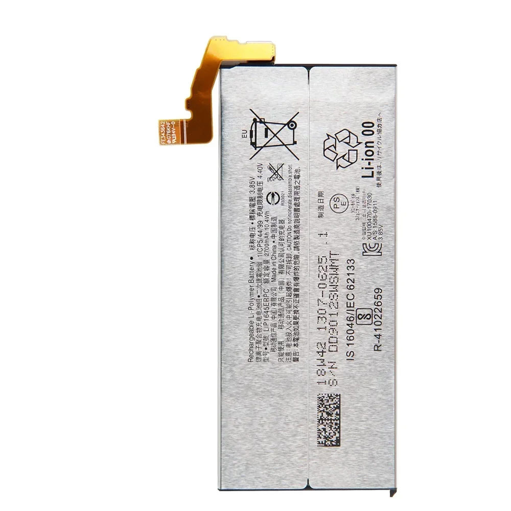 Replacement Battery LIP1645ERPC 2700mAh For SONY Xperia XZ1 G8342 Phone Battery High Quality Batteries With Tool
Replacement Battery LIP1645ERPC 2700mAh For SONY Xperia XZ1 G8342 Phone Battery High Quality Batteries With Tool