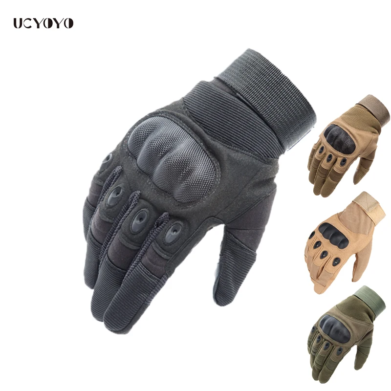 UCYOYO Gloves Men's Outdoor Sports Touch Screen Mountain Riding Training Antiskid Combat Cloth Shell Tactical Gloves
UCYOYO Gloves Men's Outdoor Sports Touch Screen Mountain Riding Training Antiskid Combat Cloth Shell Tactical Gloves