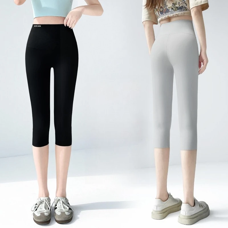 Women's Capri Leggings Super Soft Thin Tummy Control Sports Fitness Workout Pants Breathable Stretch Lounge Yoga Cycling Bottoms
Women's Capri Leggings Super Soft Thin Tummy Control Sports Fitness Workout Pants Breathable Stretch Lounge Yoga Cycling Bottoms