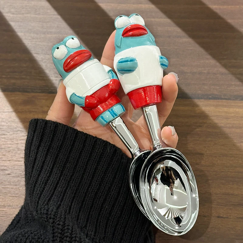 Cute Cartoon Fish Spoon Creative Cool Fish and Boxing Fish Spoon Home Utensils Soup Rice Fruit Long Handle Dessert Spoon Gift
Cute Cartoon Fish Spoon Creative Cool Fish and Boxing Fish Spoon Home Utensils Soup Rice Fruit Long Handle Dessert Spoon Gift