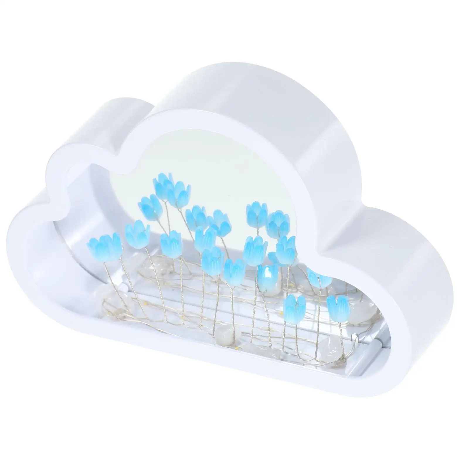 1 set Handmade Cloud Tulip Light Frame Blue Stone Bedroom Tulip Night Lamp Decoration Romantic Ambiance Glow
1 set Handmade Cloud Tulip Light Frame Blue Stone Bedroom Tulip Night Lamp Decoration Romantic Ambiance Glow
