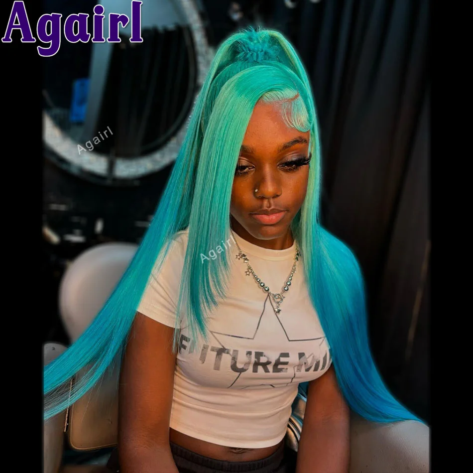 SKy Blue 613 Colored Lace Front Wig Human Hair Light Blue 13x6 13X4 Straight Wigs for Women Cheap Wigs On Sale Clearance 30 Inch
SKy Blue 613 Colored Lace Front Wig Human Hair Light Blue 13x6 13X4 Straight Wigs for Women Cheap Wigs On Sale Clearance 30 Inch