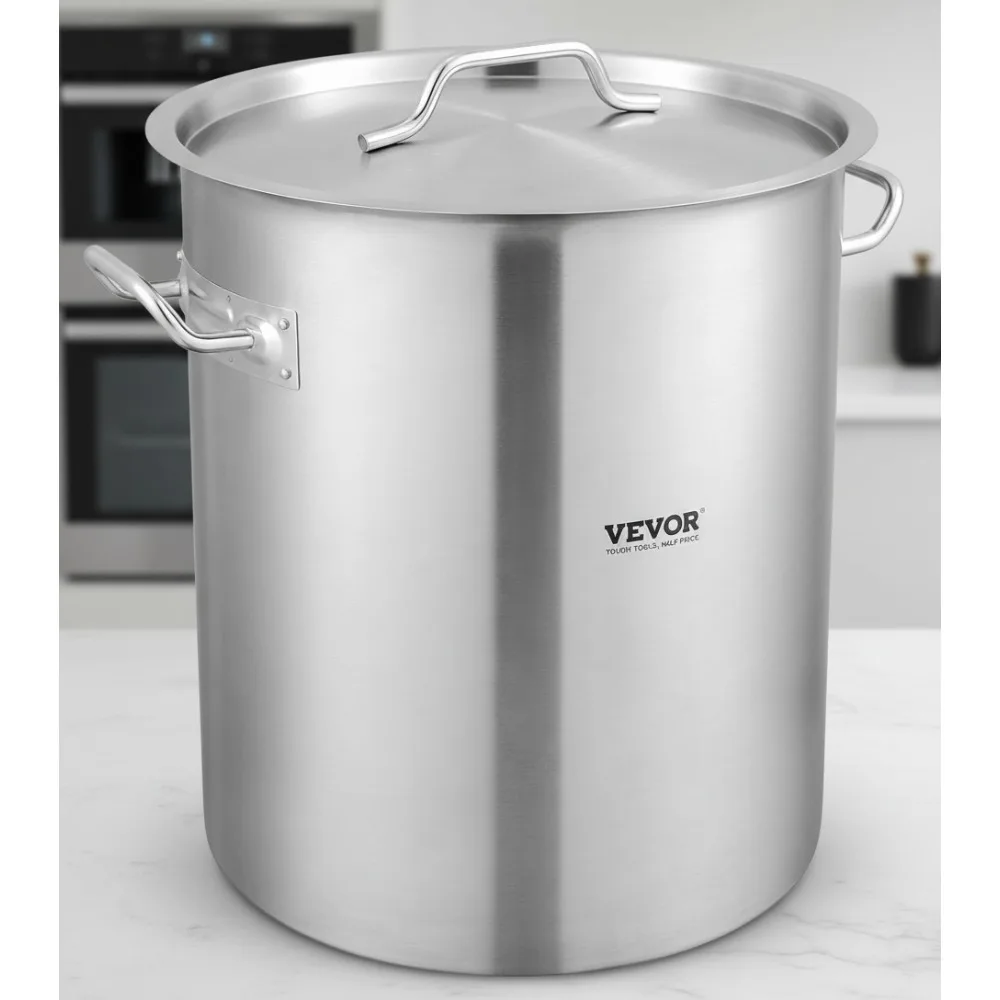42QT Commercial Stainless Steel Stockpot with Strainer & Lid, Heavy Duty Cooking Pot for Large Events & Catering
42QT Commercial Stainless Steel Stockpot with Strainer & Lid, Heavy Duty Cooking Pot for Large Events & Catering