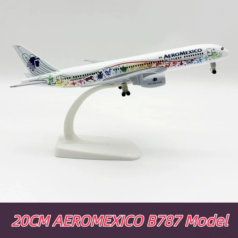 Plane Model 20cm 787 B787 Mexican Air AEROMEXICO Airlines Airplane Models Alloy Metal Diecast Collectible Aircraft Wheels
Plane Model 20cm 787 B787 Mexican Air AEROMEXICO Airlines Airplane Models Alloy Metal Diecast Collectible Aircraft Wheels
