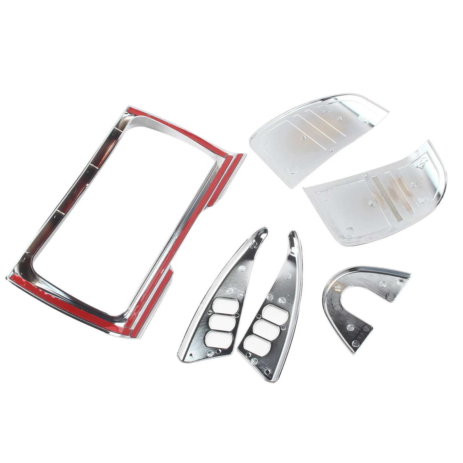 Chrome Tri Line Gauge Stereo Accent Set for Harley Touring Electra Street Glide
Chrome Tri Line Gauge Stereo Accent Set for Harley Touring Electra Street Glide