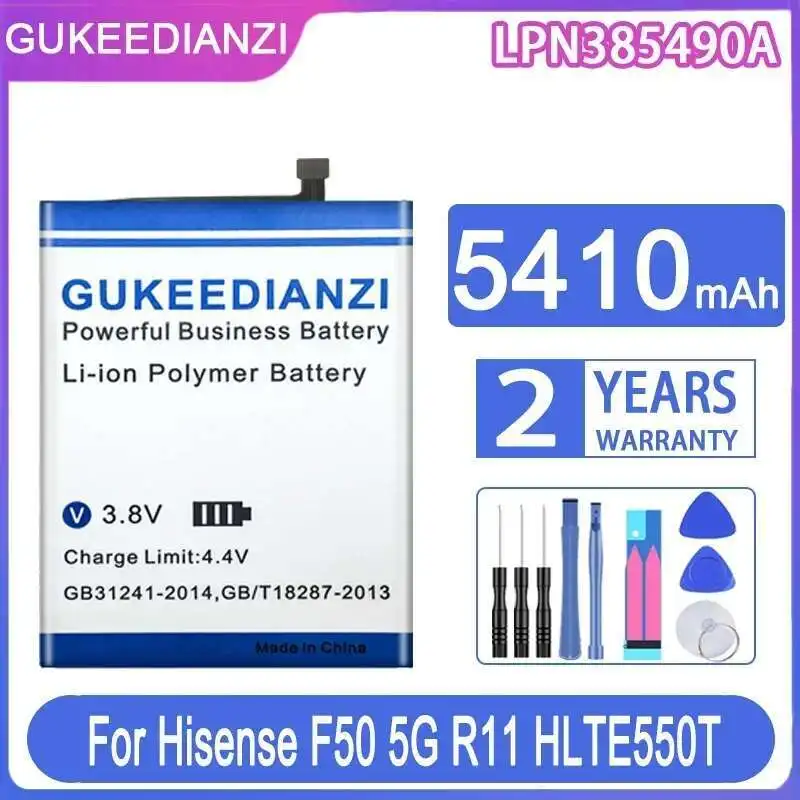 5410Mah For Hisense F50 5G HNR550T R11 HLTE550T Mobile Phone Battery Stable LPN385490A
5410Mah For Hisense F50 5G HNR550T R11 HLTE550T Mobile Phone Battery Stable LPN385490A