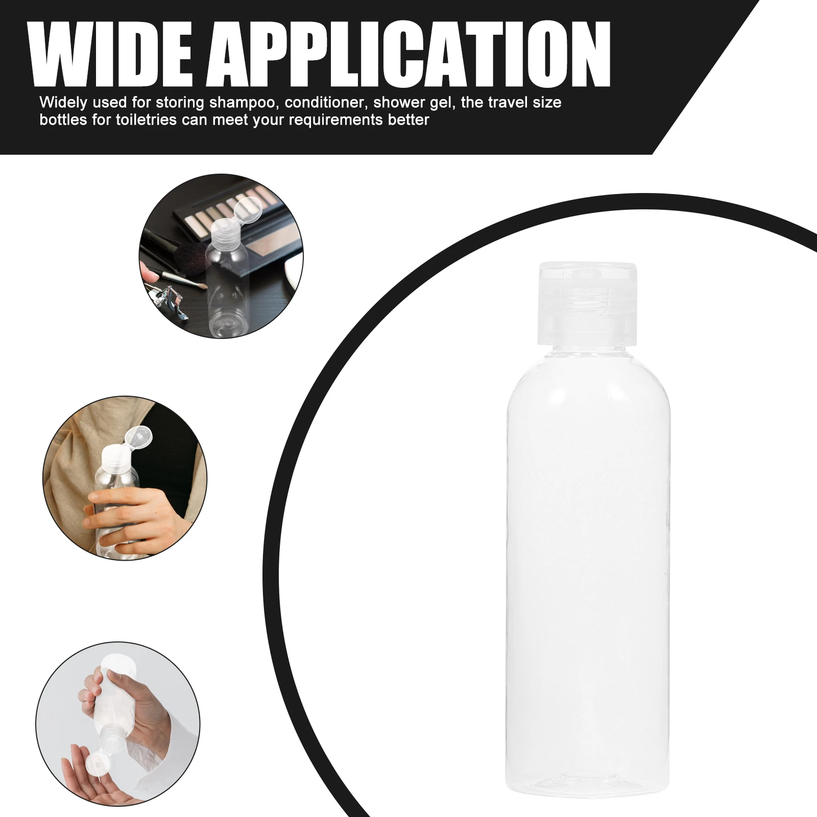 10 Pcs Travel Bottle Small Plastic Containers Bottles Toiletries Liquid Lotion for Hair Shampoo
10 Pcs Travel Bottle Small Plastic Containers Bottles Toiletries Liquid Lotion for Hair Shampoo