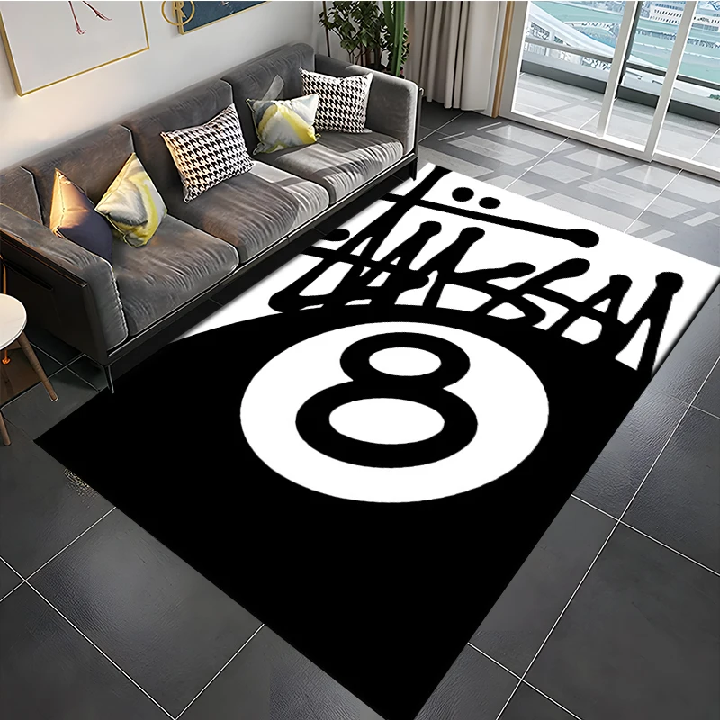 1PC Carpet Simple Black 8 Area Rugs Bedroom Carpet Bearbrick Billiards Black 8 Pool Table Mat Dirt Resistant Carpet Floor Mat
1PC Carpet Simple Black 8 Area Rugs Bedroom Carpet Bearbrick Billiards Black 8 Pool Table Mat Dirt Resistant Carpet Floor Mat