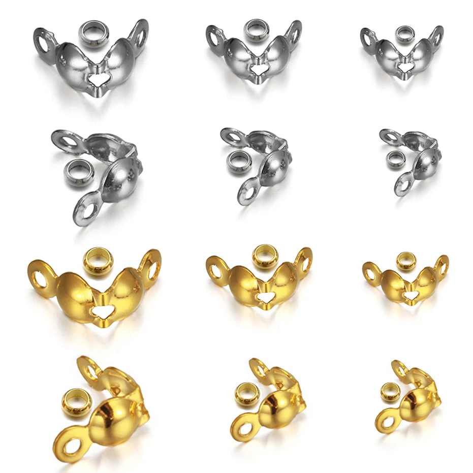 50pcs Stainless Steel Connector Clasp Crimp with End Bead kits For Bracelet Necklace Chains DIY Jewelry Making Supplies crafts
50pcs Stainless Steel Connector Clasp Crimp with End Bead kits For Bracelet Necklace Chains DIY Jewelry Making Supplies crafts