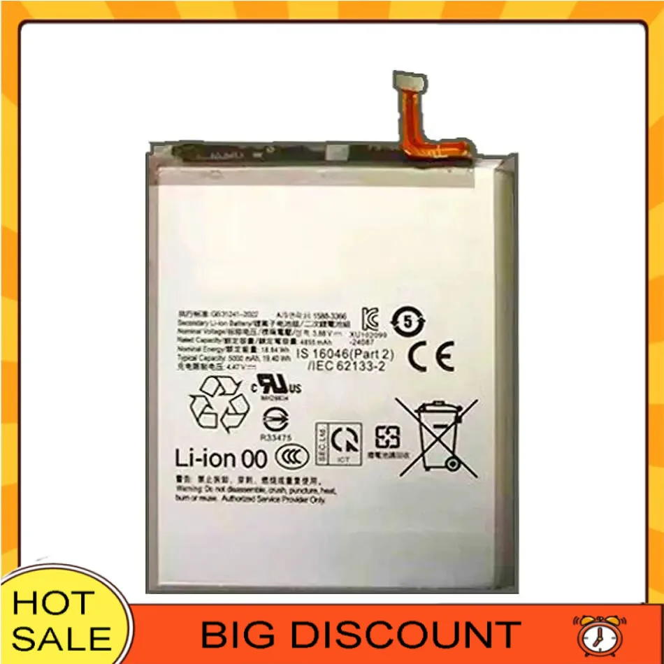 Mobile Phone Battery EB-BS938ABY 5000Mah For Samsung Galaxy S25 Ultra S938B S938N S938W S938U S938Q S938D S938J SCG32 SM-S9380
Mobile Phone Battery EB-BS938ABY 5000Mah For Samsung Galaxy S25 Ultra S938B S938N S938W S938U S938Q S938D S938J SCG32 SM-S9380
