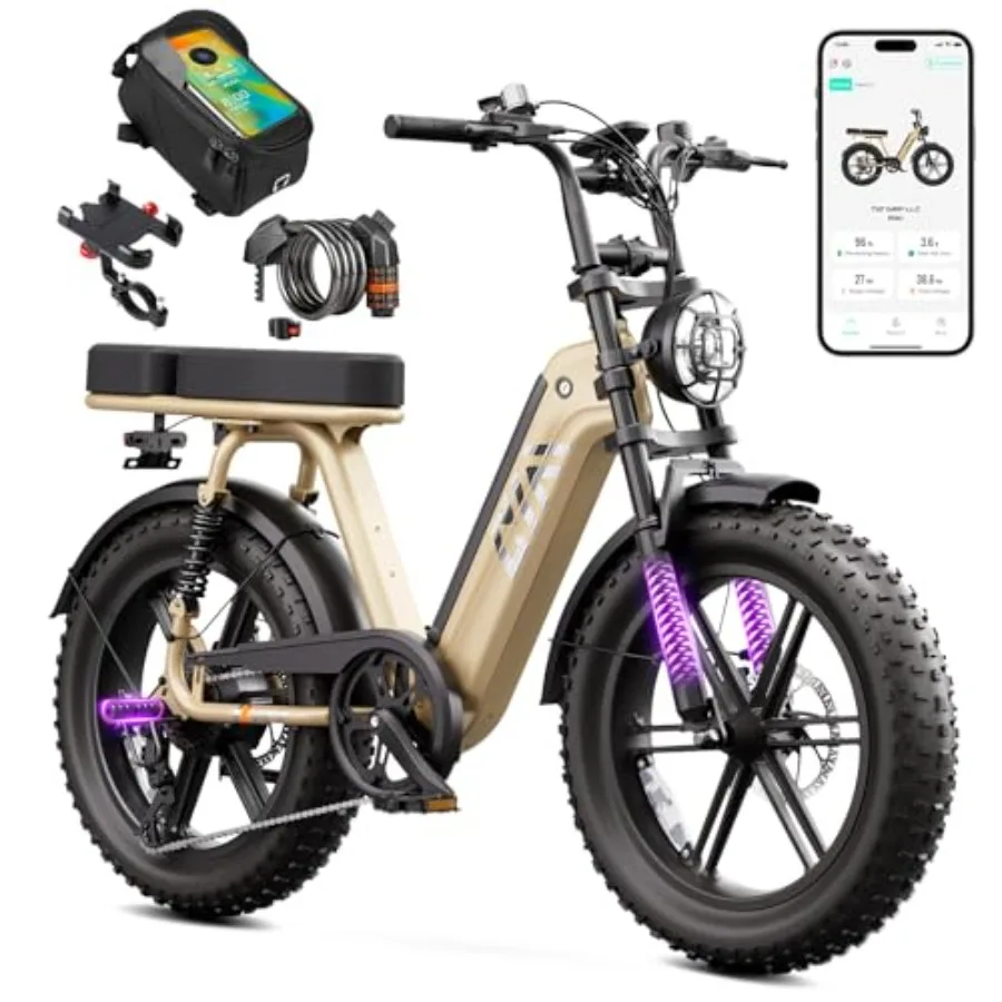 Adult electric bike for urban commuting and off-road use, aluminum alloy frame, matte black finish, 1500W motor with 48V 15Ah r
Adult electric bike for urban commuting and off-road use, aluminum alloy frame, matte black finish, 1500W motor with 48V 15Ah r