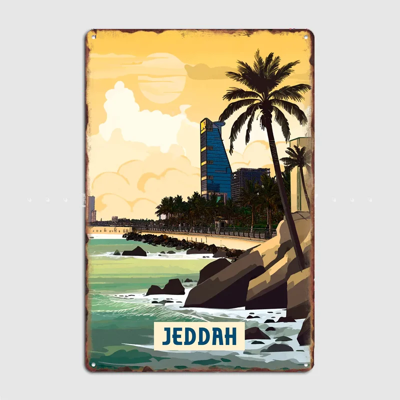 Jeddah Scenery City Travel Poster Metal Sign Bar Custom Bedroom Indoor Poster Home Wall Decor Posters Room Decoration
Jeddah Scenery City Travel Poster Metal Sign Bar Custom Bedroom Indoor Poster Home Wall Decor Posters Room Decoration