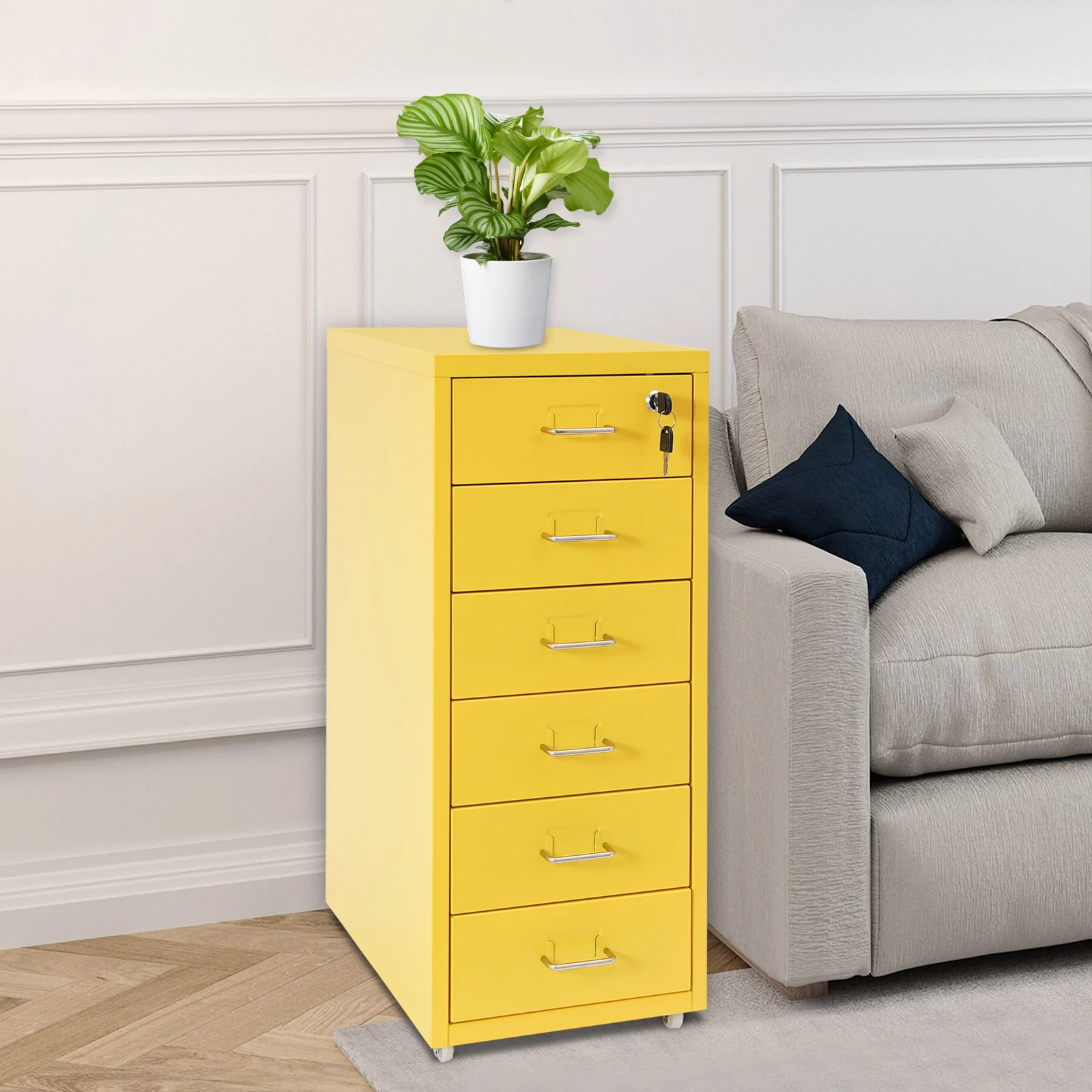 6-уровневый запираемый желтый вертикальный картотечный шкаф в сборе, прямоугольный металлический картотечный шкаф, картотечный шкаф с изогнутой ручкой
6-уровневый запираемый желтый вертикальный картотечный шкаф в сборе, прямоугольный металлический картотечный шкаф, картотечный шкаф с изогнутой ручкой