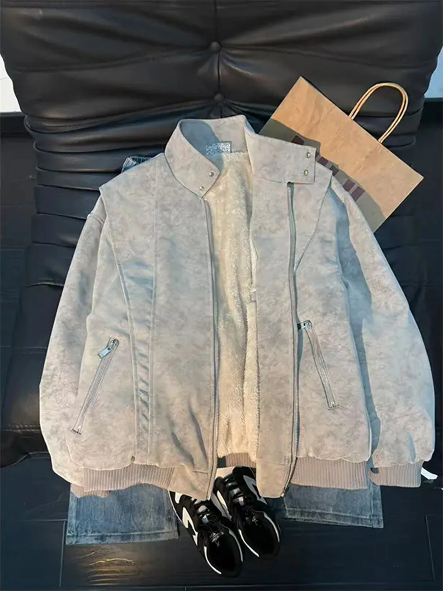 ay Dyed Flight Jaet Cotton Coat Men's Winter Fce Lined Thiened American Deconstructed oulder Leather Jaet
ay Dyed Flight Jaet Cotton Coat Men's Winter Fce Lined Thiened American Deconstructed oulder Leather Jaet