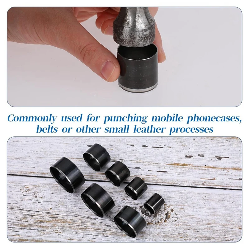 hole pouches 7 Sizes Hole Punch Set Leather Circle Cutter Tool Set Round Hole Punch 20mm - 50mm Hollow Punch Cutter Tool Set
hole pouches 7 Sizes Hole Punch Set Leather Circle Cutter Tool Set Round Hole Punch 20mm - 50mm Hollow Punch Cutter Tool Set