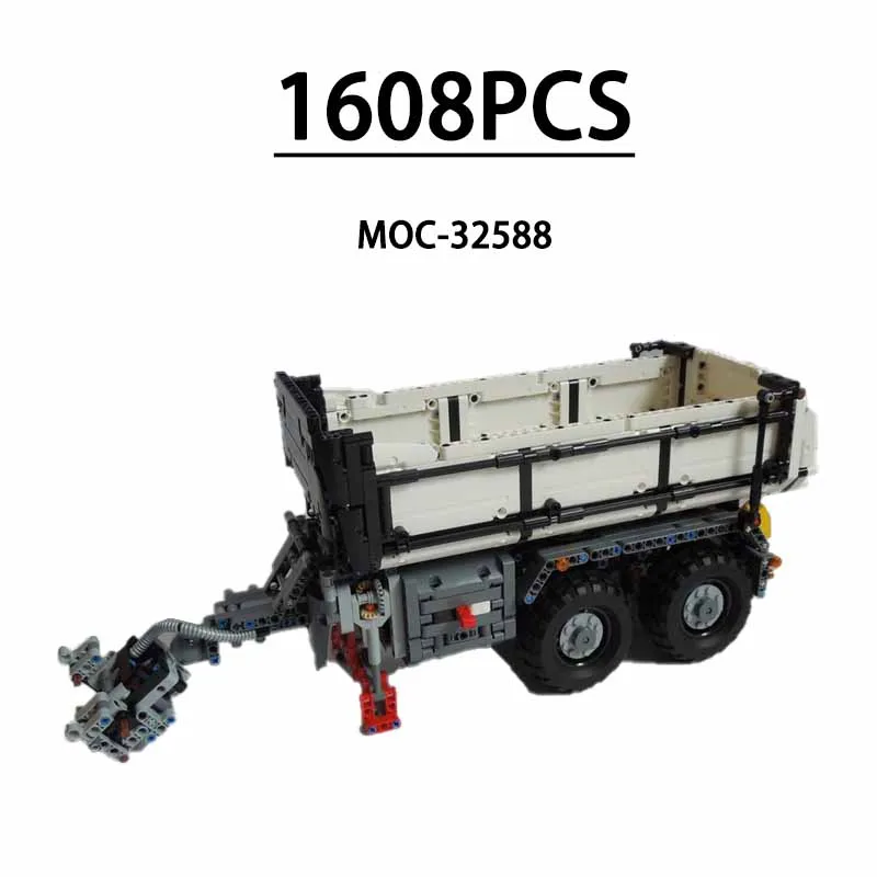 MOC-32588 White Dump Trailer 42054 Tractor Agricultural Vehicle 1608 Pieces Assembling Toy Gift for Birthday and Christmas
MOC-32588 White Dump Trailer 42054 Tractor Agricultural Vehicle 1608 Pieces Assembling Toy Gift for Birthday and Christmas