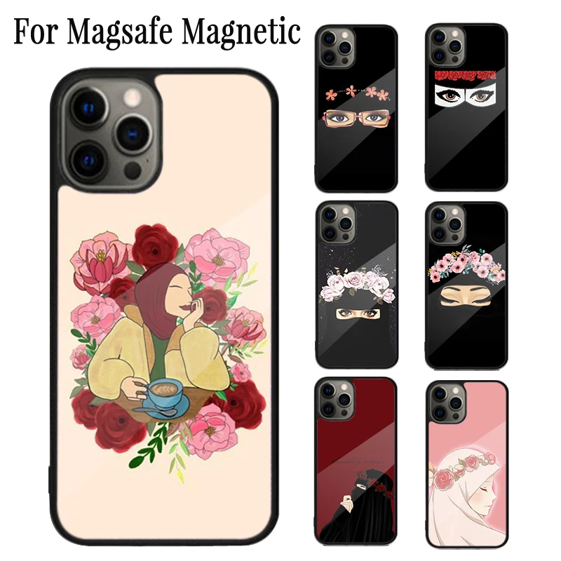 Muslimah Flower Niqab Girl Magnetic Phone Case Coque For iPhone 16 15 14 Plus 13 12 Mini 11 Pro Max Magsafe Wireless Cover
Muslimah Flower Niqab Girl Magnetic Phone Case Coque For iPhone 16 15 14 Plus 13 12 Mini 11 Pro Max Magsafe Wireless Cover