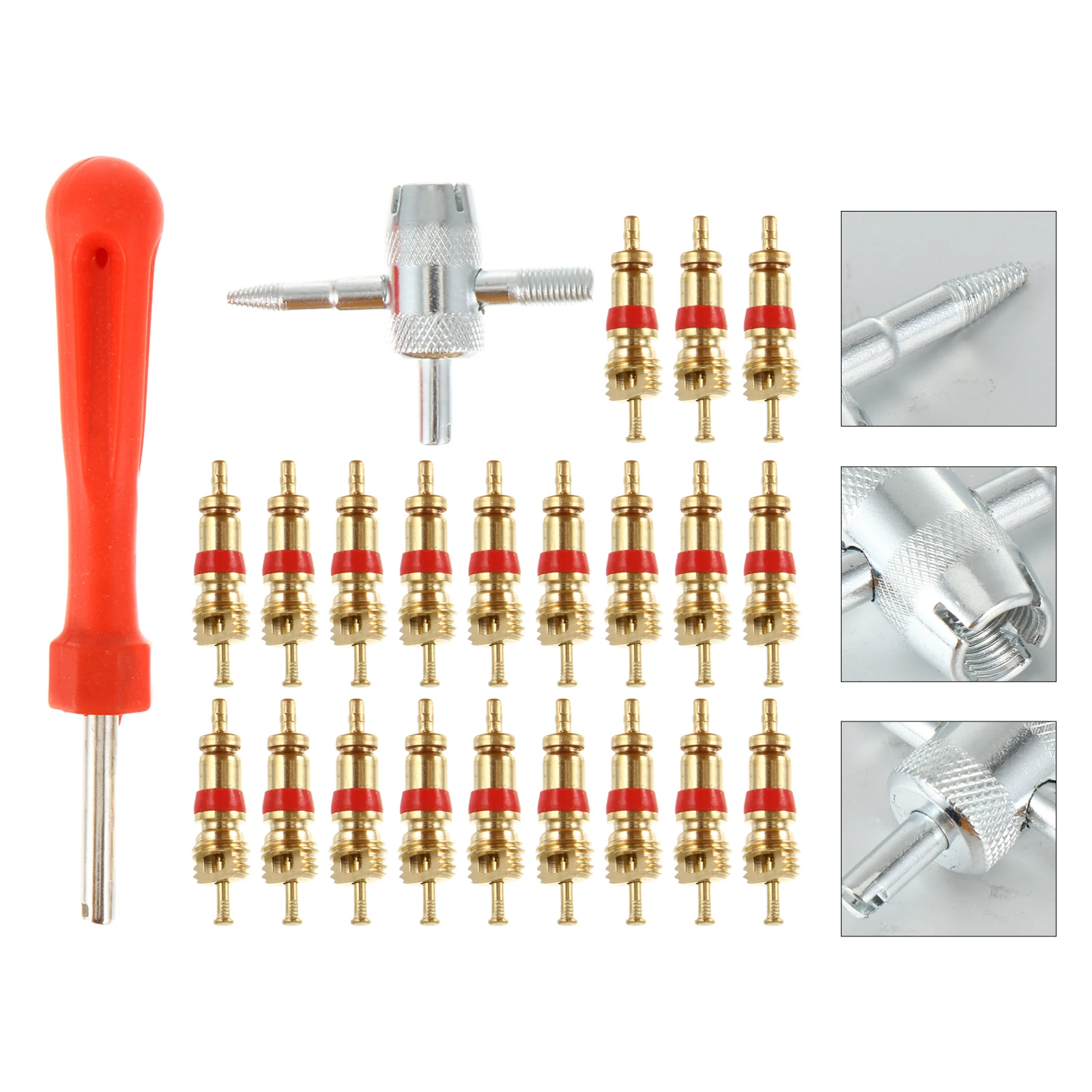 30 Cores Steel Single Head Core Remover Valve Car Accessories Stem Core Remove Tool Wrench Tire Repair Car Accessories
30 Cores Steel Single Head Core Remover Valve Car Accessories Stem Core Remove Tool Wrench Tire Repair Car Accessories