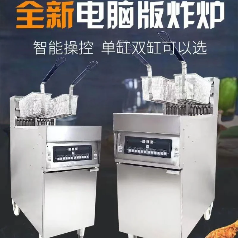 Custom.Computer Version High Power Commercial Vertical Fryer Single Cylinder Double Cylinder Constant Temperature Fryer Intelli
Custom.Computer Version High Power Commercial Vertical Fryer Single Cylinder Double Cylinder Constant Temperature Fryer Intelli