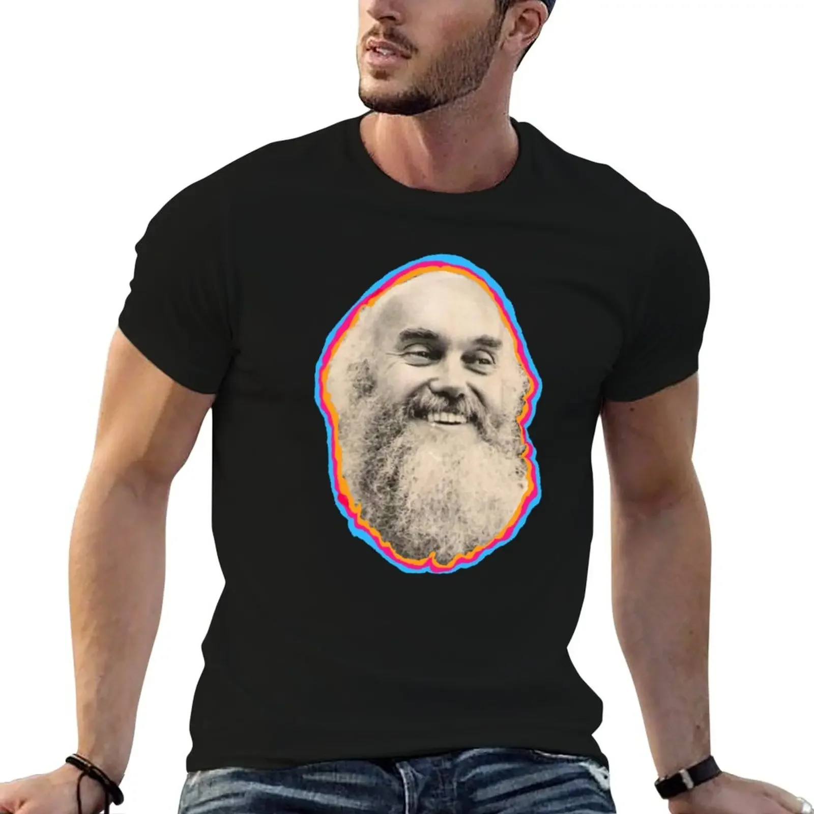 Ram Dass goes funky! T-Shirt summer clothes Blouse quick drying mens graphic t-shirts
Ram Dass goes funky! T-Shirt summer clothes Blouse quick drying mens graphic t-shirts