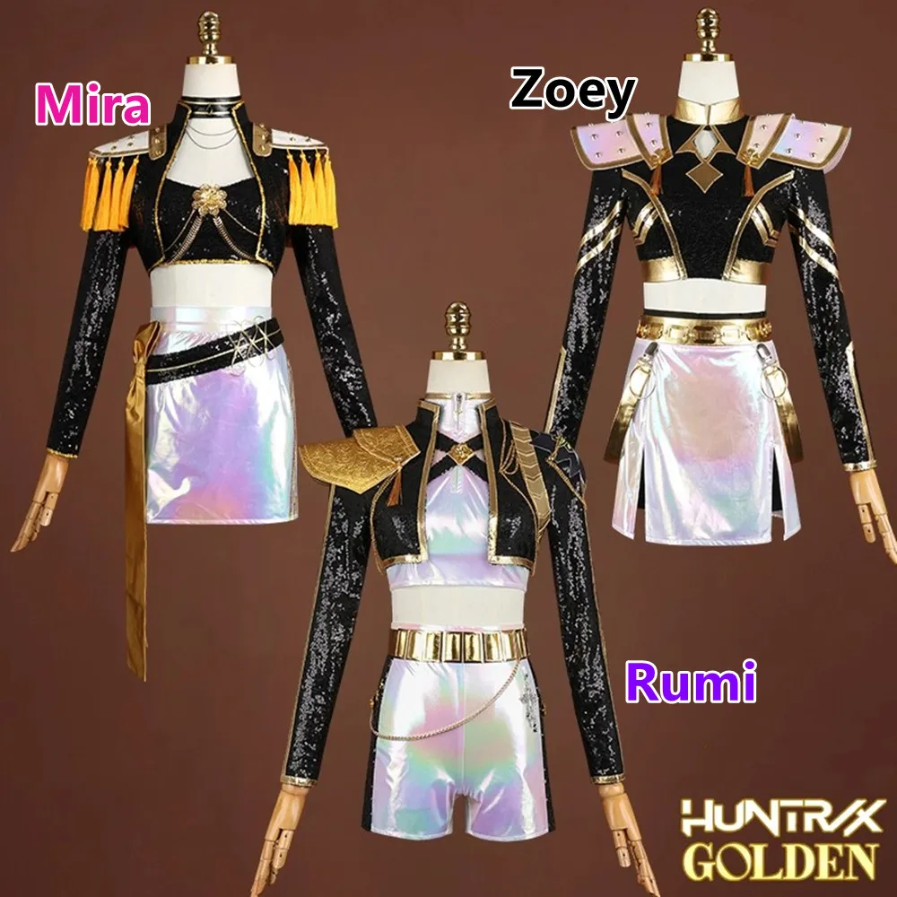 KPop Demon Hunters Cosplay Mira Zoey Rumi Black Stage Outfit Cosplay Costume MiuKoCosplay Anime Cosplay
KPop Demon Hunters Cosplay Mira Zoey Rumi Black Stage Outfit Cosplay Costume MiuKoCosplay Anime Cosplay