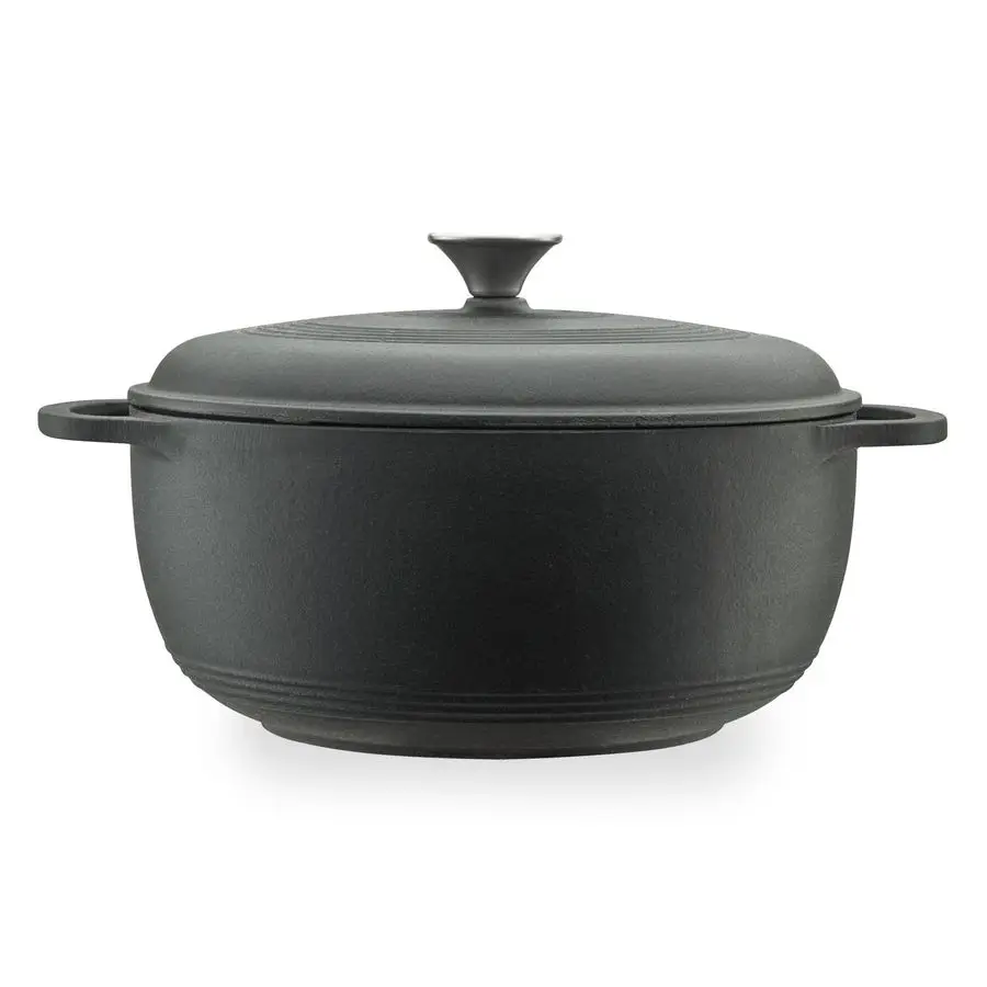Enameled Cast Iron Round Dutch Oven, 6 qt., Matte Black
Enameled Cast Iron Round Dutch Oven, 6 qt., Matte Black