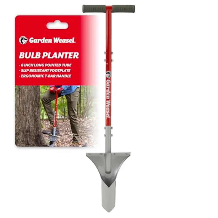 GARDEN WEASEL Bulb Planter Tool Manual Bulb Planting Tool and Sod Cutter for Tulips, Daffodils, and Perennials Ergonomic Footpl
GARDEN WEASEL Bulb Planter Tool Manual Bulb Planting Tool and Sod Cutter for Tulips, Daffodils, and Perennials Ergonomic Footpl