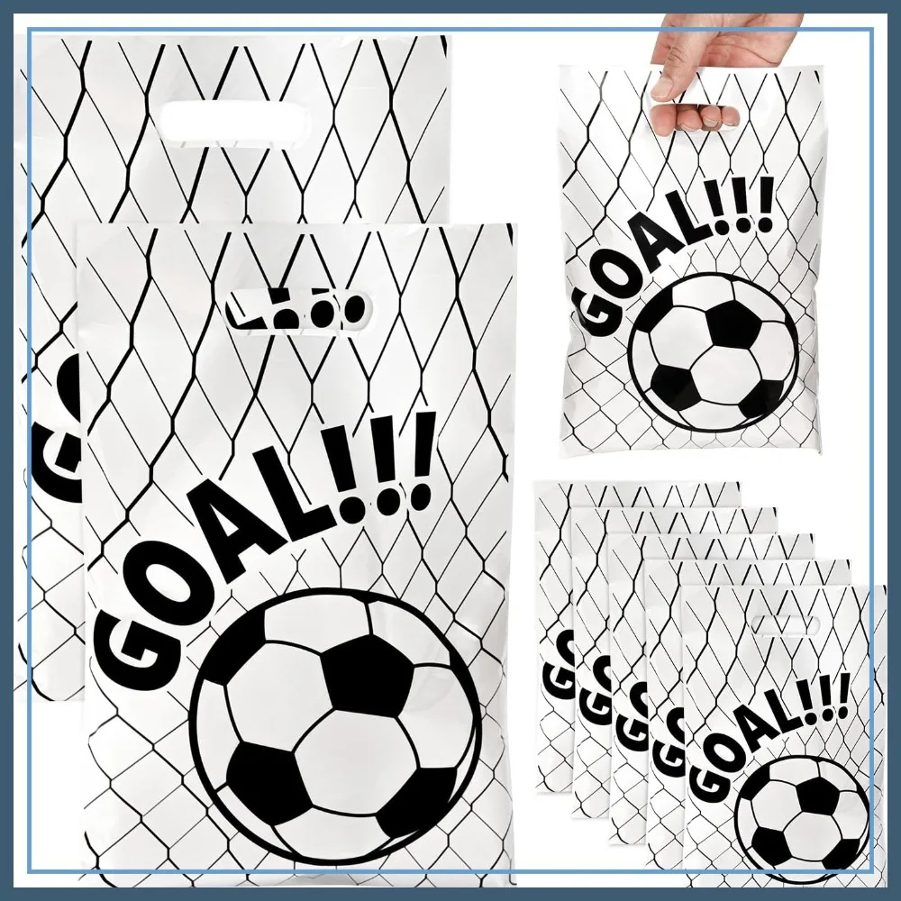 50 Pack Soccer Goodie Bags - Reusable Football Party Favor Bags for Team Celebrations, Kids Birthday, Candy Snacks & Gifts
50 Pack Soccer Goodie Bags - Reusable Football Party Favor Bags for Team Celebrations, Kids Birthday, Candy Snacks & Gifts