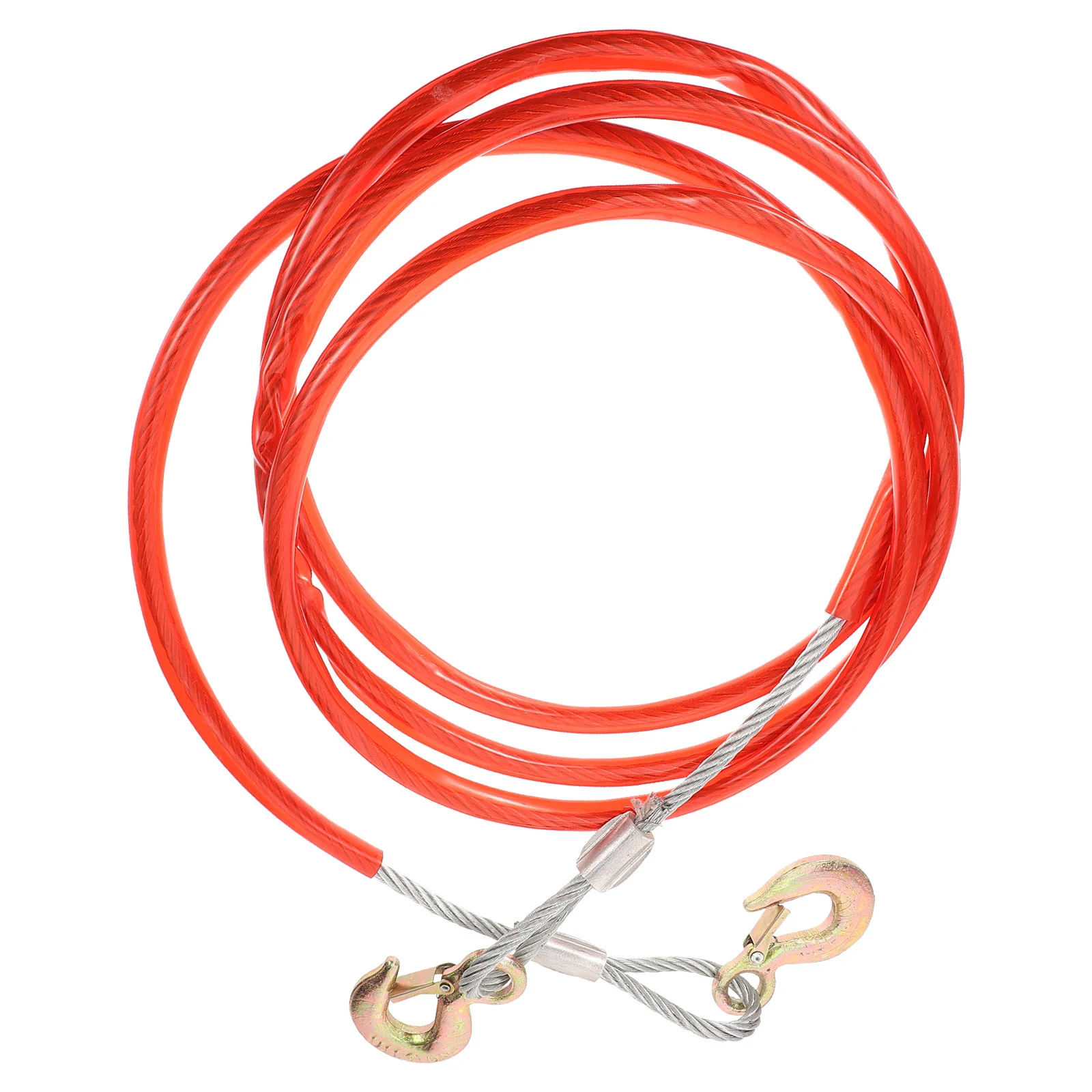 Car Tow Tow Cable With Hook Steel Wire 4M Red Heavy Duty Towing Rope Pull Cable for Trucks Racing Trailer Recovery
Car Tow Tow Cable With Hook Steel Wire 4M Red Heavy Duty Towing Rope Pull Cable for Trucks Racing Trailer Recovery