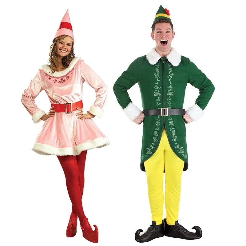 Womens Elf Movie Cosplay Dress Mens Elfs Movies Buddy Costume Pink Christmas Cosplays Adult Outfit
Womens Elf Movie Cosplay Dress Mens Elfs Movies Buddy Costume Pink Christmas Cosplays Adult Outfit