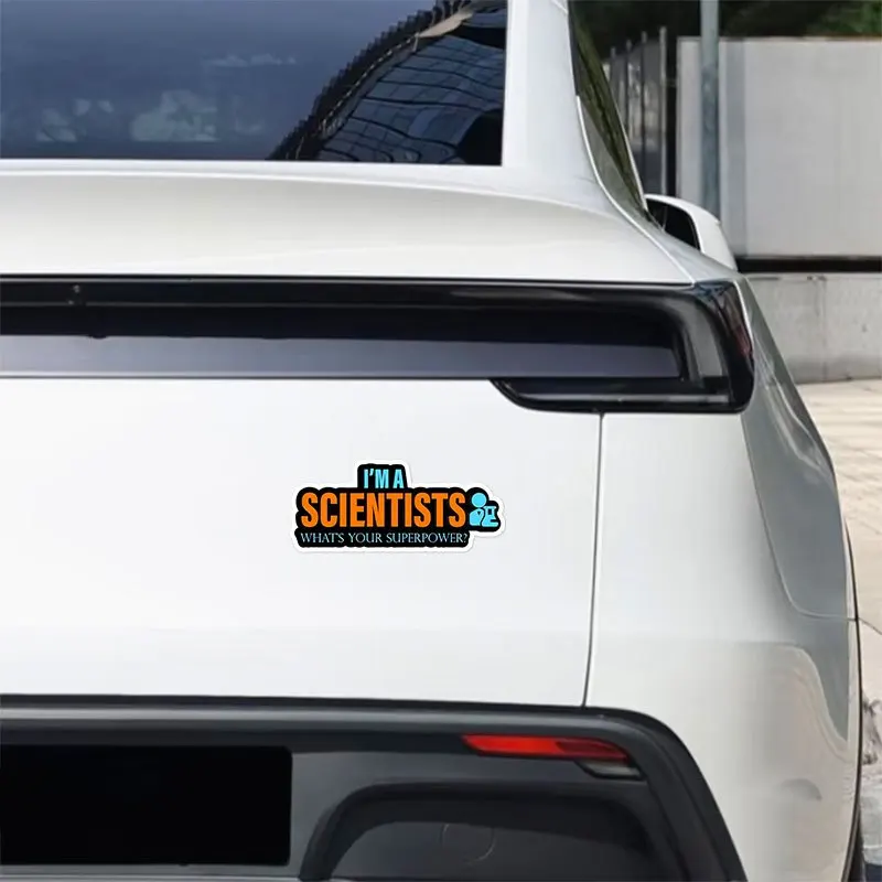 1Pc 2D Flat I'M A SCIENTIST WHAT'S YOUR SUPER POWER Funny Waterproof Vinyl Sticker for Car Laptop Helmet
1Pc 2D Flat I'M A SCIENTIST WHAT'S YOUR SUPER POWER Funny Waterproof Vinyl Sticker for Car Laptop Helmet