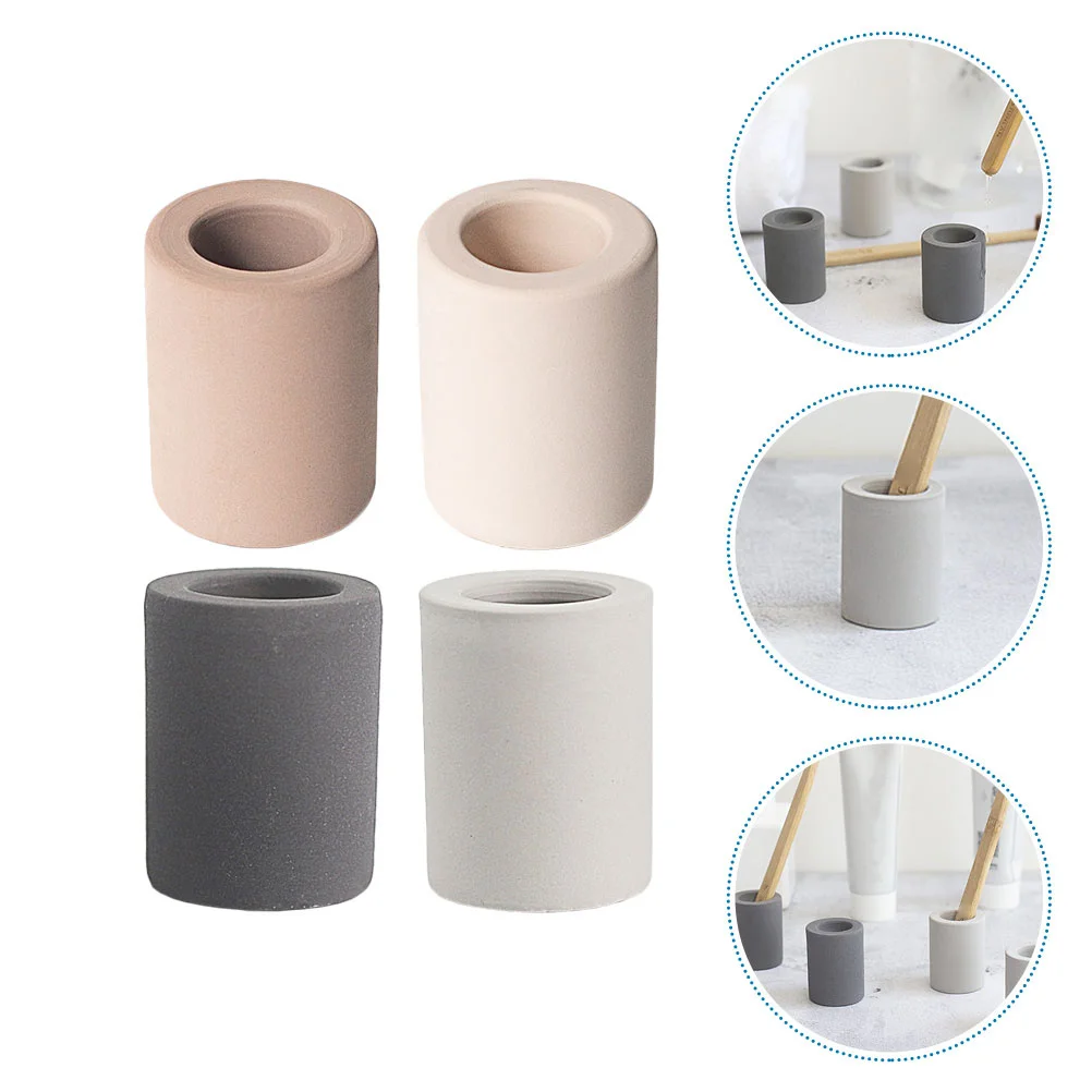 4pcs Diatomite Toothbrush Holder Hygroscopic Sturdy Easy Clean Compact For Home Travel Bathroom Storage Organizer
4pcs Diatomite Toothbrush Holder Hygroscopic Sturdy Easy Clean Compact For Home Travel Bathroom Storage Organizer