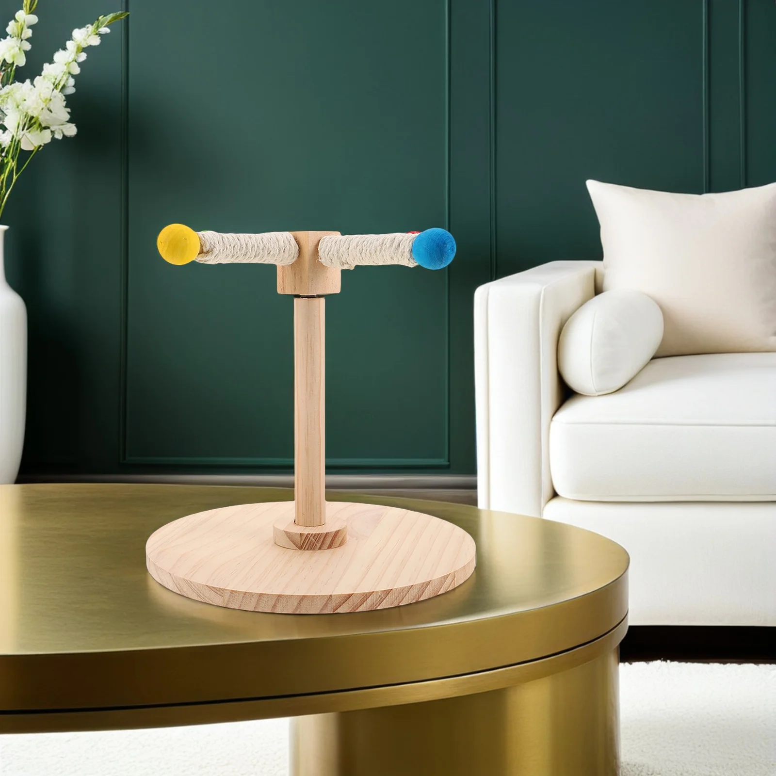 Wood Rotating Parrot Perch Stand Colorful Cage Accessory Budgie Play Chewing Training Parakeet Bird Stand Parrot Perches
Wood Rotating Parrot Perch Stand Colorful Cage Accessory Budgie Play Chewing Training Parakeet Bird Stand Parrot Perches