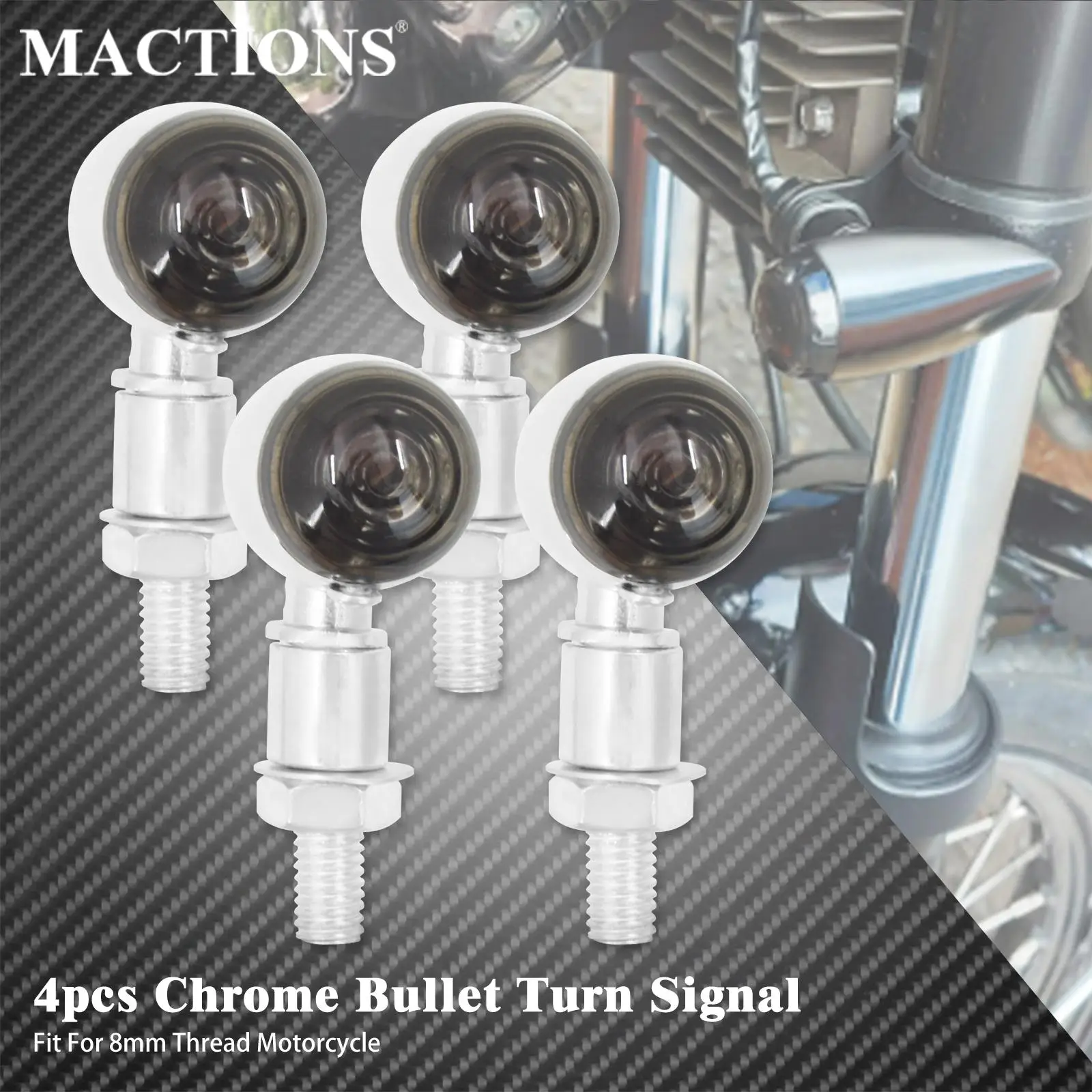 Motorcycle 4PCS Bullet Turn Signals Lights Indicators Blinker Lamp For Harley Sportster XL Chopper Cruiser Touring Dyna Softail
Motorcycle 4PCS Bullet Turn Signals Lights Indicators Blinker Lamp For Harley Sportster XL Chopper Cruiser Touring Dyna Softail