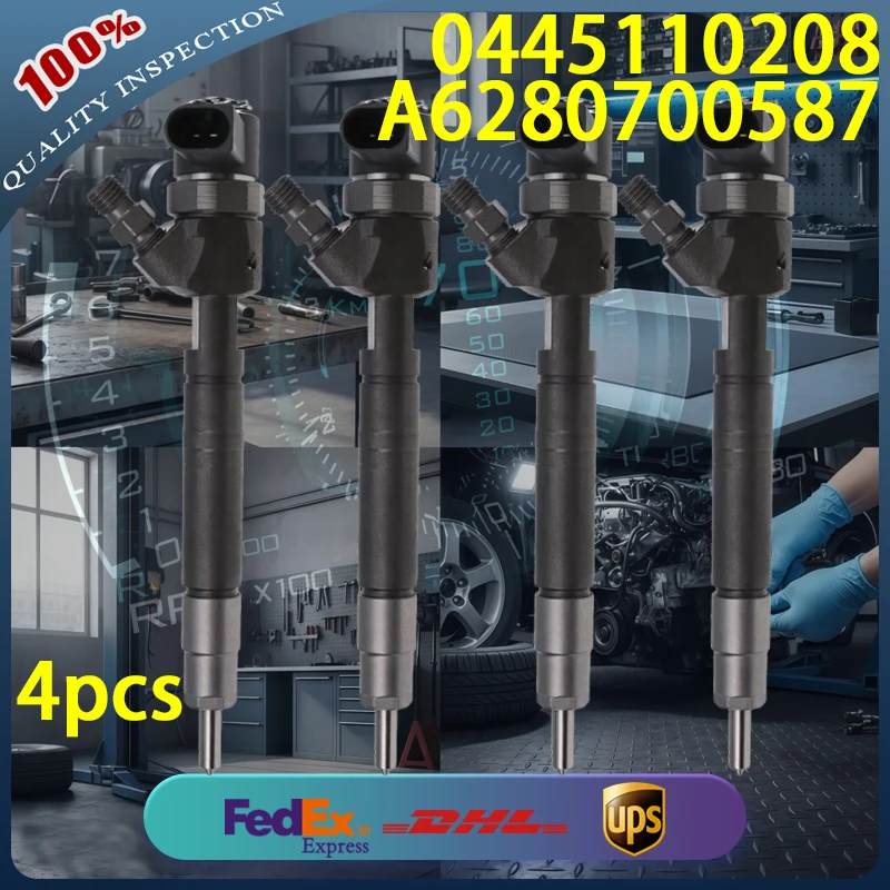 0445110208 Common Rail Diesel Injector A6280700587 for Mercedes Benz E Class W163 W211 W220 4.0 CDI Diesel Engine 4pcs
0445110208 Common Rail Diesel Injector A6280700587 for Mercedes Benz E Class W163 W211 W220 4.0 CDI Diesel Engine 4pcs