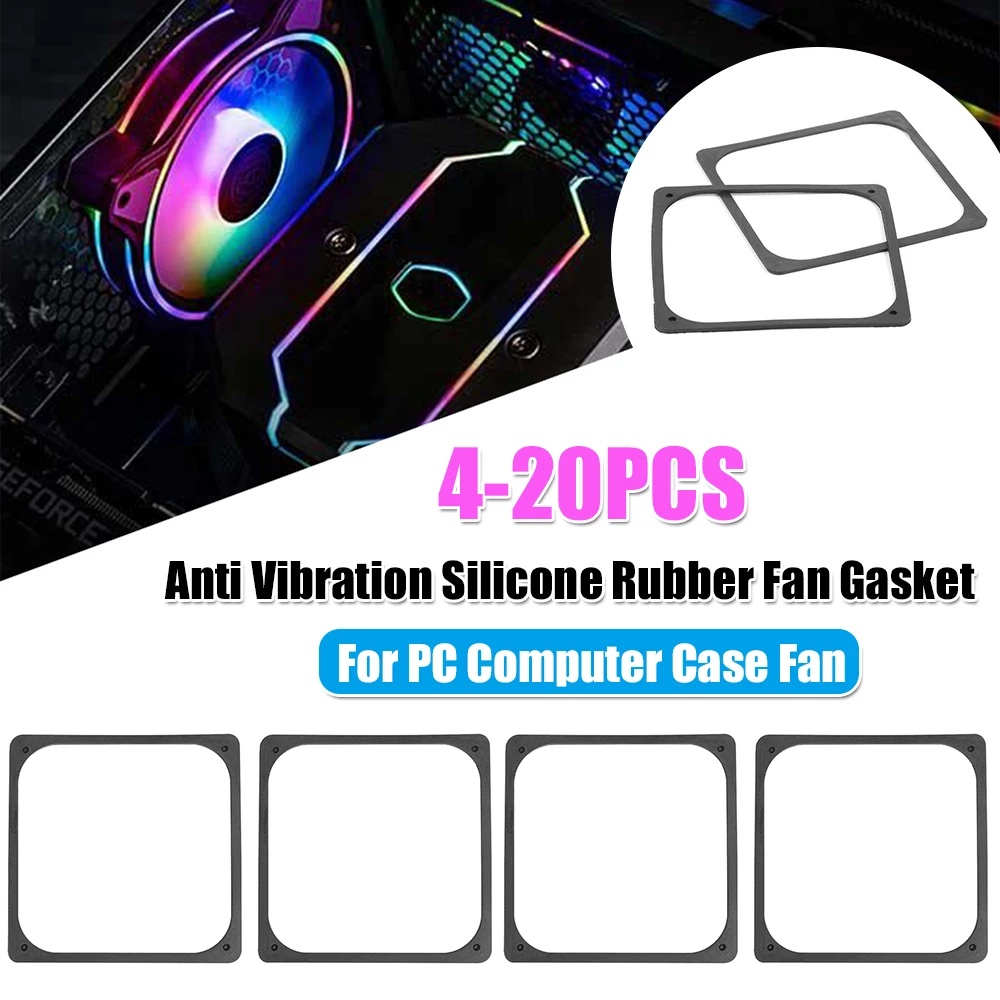 Silicone Shock Proof Absorption Pad 120x120mm Anti Vibration Silicone Rubber Fan Gasket for Computer Case Fan
Silicone Shock Proof Absorption Pad 120x120mm Anti Vibration Silicone Rubber Fan Gasket for Computer Case Fan