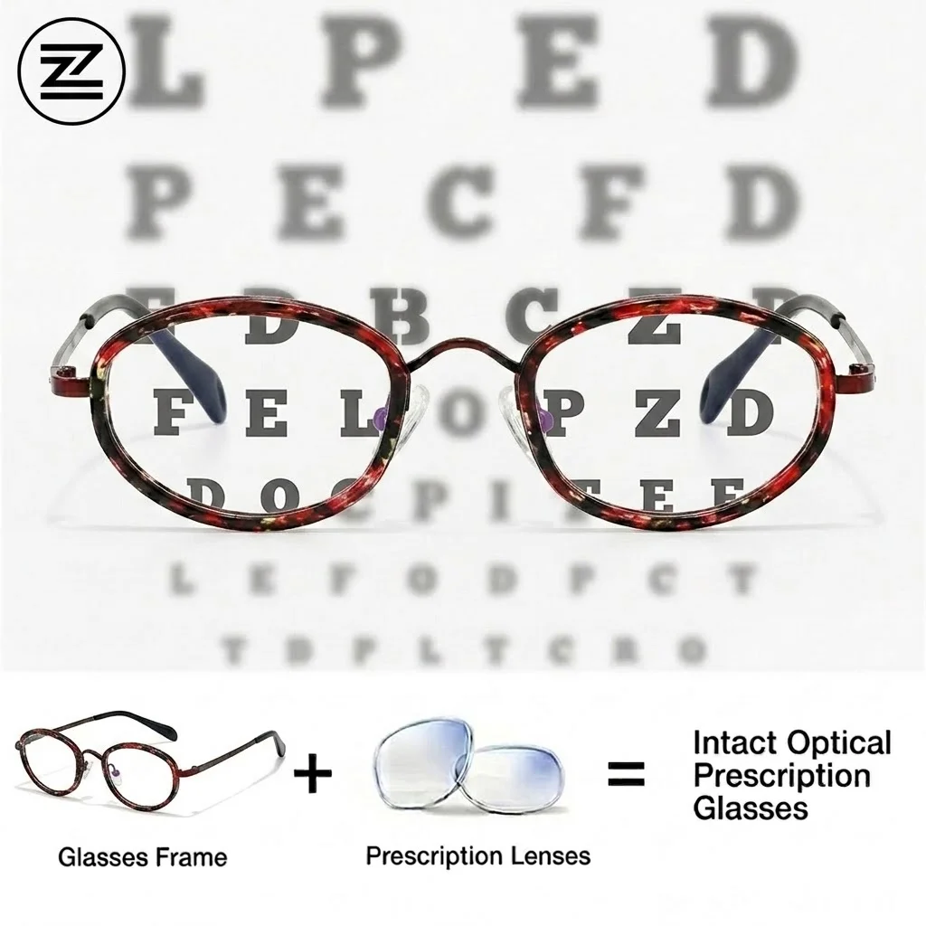 ZOZO TOMI Men Women Retro Oval Prescription Glasses Metal&Acetate UV400 Photochromic Optical Sunglass Progressive Eyewear Lens
ZOZO TOMI Men Women Retro Oval Prescription Glasses Metal&Acetate UV400 Photochromic Optical Sunglass Progressive Eyewear Lens