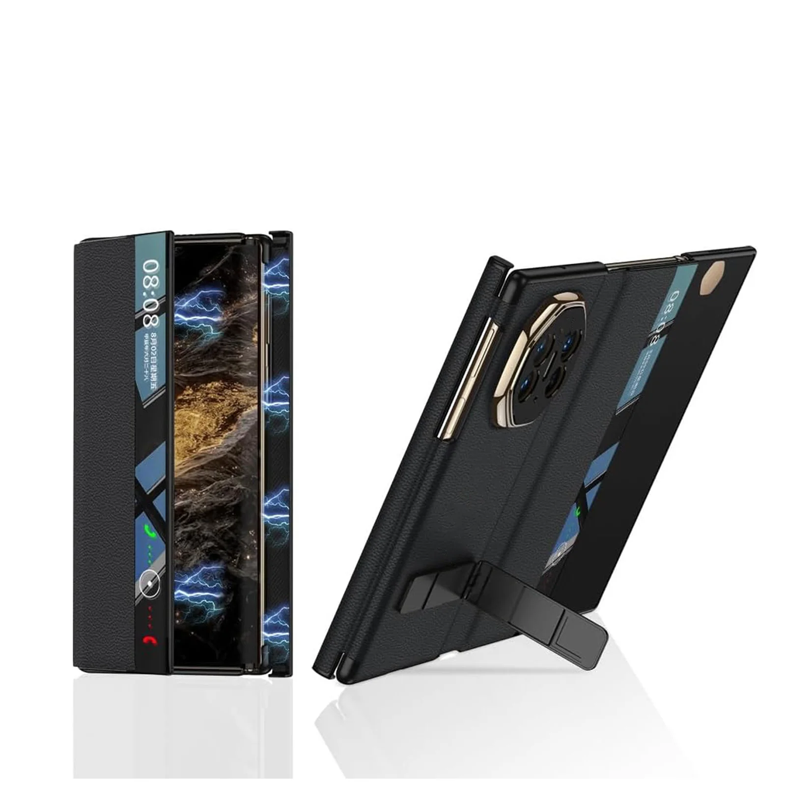 for Huawei Mate XT/XTS Genuine Leather Flip Case with Smart Window View Adjustable Stand Magnetic Closure Full Body Protection
for Huawei Mate XT/XTS Genuine Leather Flip Case with Smart Window View Adjustable Stand Magnetic Closure Full Body Protection